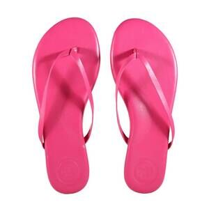NEW SOLEI SEA women's classic thin strap sandal in neon pink